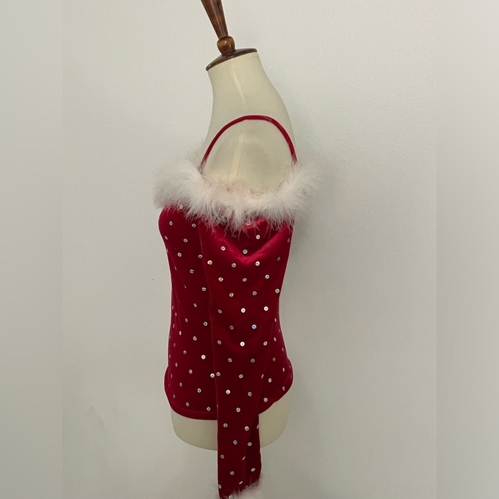 Santa Baby Dance Top Christmas Costume - Picture 6 of 8